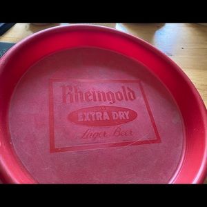Vintage Rheingold Beer Plastic Bar Tray